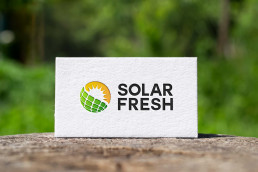Uszlachetnianie druku Solar Fresh logo